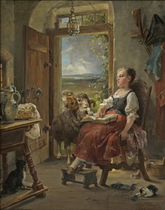 Carl Herpfer - Sovande bondflicka