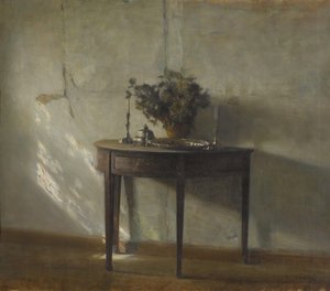 En solbelyst interiör
