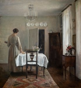 Konstnärens fru dukar