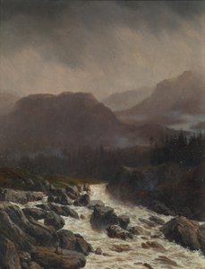 Regenlandschaft av Carl Höflmayr