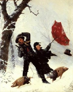 Det röda paraplyet av Carl Kronberger