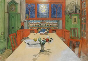 Dagen är klar, god natt! 1908 av Carl Larsson