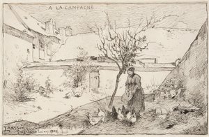 Fransk bondgård av Carl Larsson