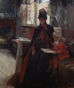 I Valand, inredning med Karin och Suzanne av Carl Larsson