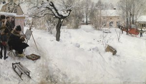 Friluftsmålare av Carl Larsson