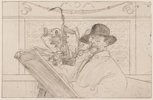 Självporträtt av Carl Larsson