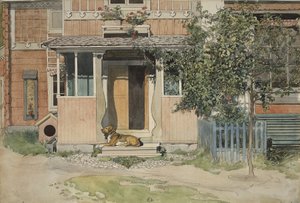 The Verandah, från A Home-serien, c.1895 (wc på papper)
