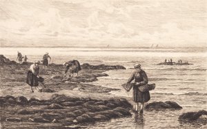 Räkfiskare i Bretagne