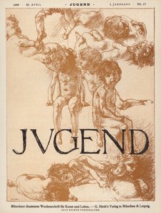 Omslagsillustration till tidningen Jugend