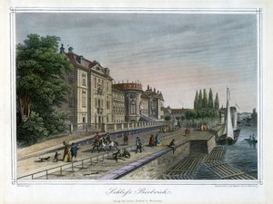 Biebrich-palatset, Wiesbaden, Tyskland, c1820