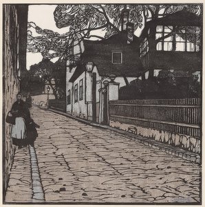 Therese Krones hus. 1902 av Carl Moll