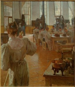 I kaffeagentfabriken av Carl Moll