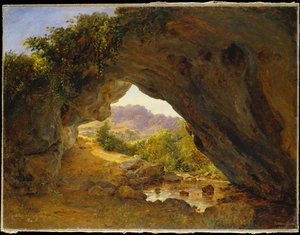 Bågformade klippor vid Civitella II av Carl Morgenstern