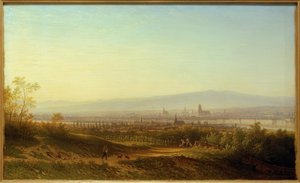 C.Morgenstern, utsikt över Sachsenhausen av Carl Morgenstern