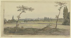 Utsikt över Frankfurt am Main av Carl Morgenstern
