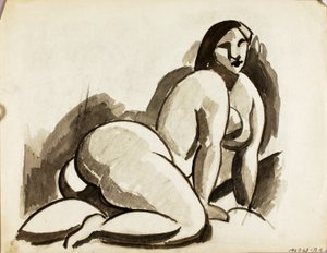 Kvinnlig nakenbild av Carl Newman