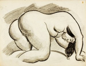 Kvinnlig nakenbild av Carl Newman