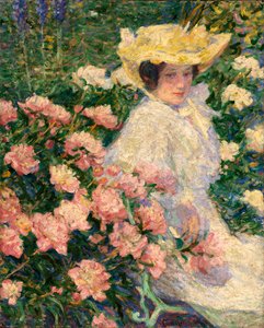 Porträtt av konstnärens hustru, Helene, 1896.