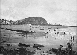 Hastings gamla stad och strand, c1896