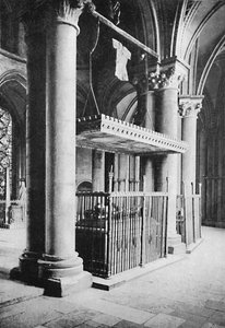 Den svarte prinsens grav, Canterbury Cathedral, 1903