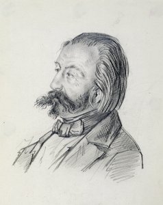 Porträtt av Dembriste (eller Decabriste) av Carl Peter Mazer