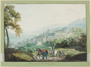 Baden sett från östra sidan av Carl Philipp Fohr