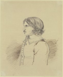 Porträtt av en okänd student ur kretsen kring ”Teutsche Lesegesellschaft” i Heidelberg, 1816 av Carl Philipp Fohr