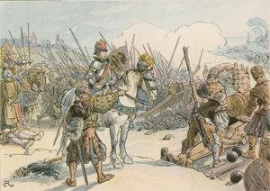 Joachim II ledde striden i de turkiska krigen 1542 av Carl Rohling