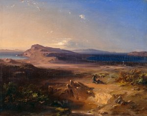 Delos av Carl Rottmann