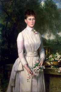 Porträtt av storhertiginnan Elizaveta Fyodorovna