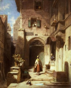 På storkapoteket av Carl Spitzweg
