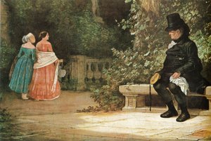Der Witwer av Carl Spitzweg