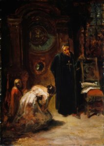Bekännelsen av Carl Spitzweg