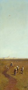 Drachensteigen av Carl Spitzweg