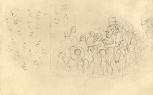 Kasperltheater II, mitten av slutet av 1800-talet, c1924. av Carl Spitzweg