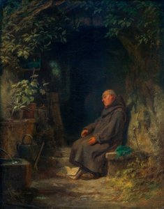 Sova gammal eremit av Carl Spitzweg