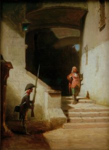Serenissimus (Han kommer) av Carl Spitzweg