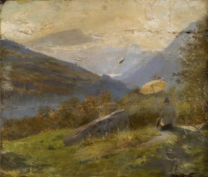 Målaren, ca 1860 av Carl Spitzweg