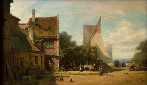 Krogen vid sjön av Carl Spitzweg
