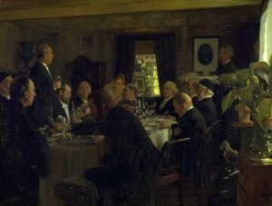 Middag efter biskopsbesöket