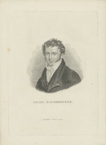 Porträtt av kompositören Friedrich Kalkbrenner 1785-1849, ca 1821.
