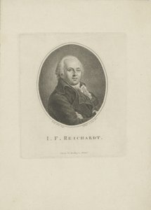 Porträtt av kompositören Johann Friedrich Reichardt 1752-1814, 1814.