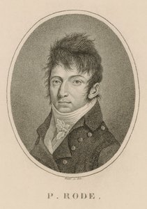 Porträtt av kompositören Pierre Jacques Joseph Rode 1774-1830, 1813.