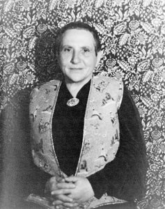 Porträtt av Gertrude Stein (1874-1946), New York