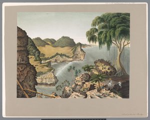 Javas sydkust, öster om Rankop av Carl Wilhelm Mieling (possibly)