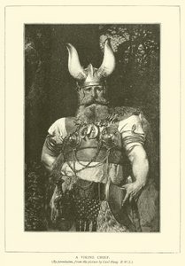 En vikingahövding av Carl after Haag
