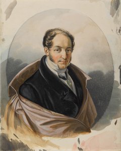 Porträtt av Alexander Ivanovich Lorer 1779-1824, början av 1820-talet.
