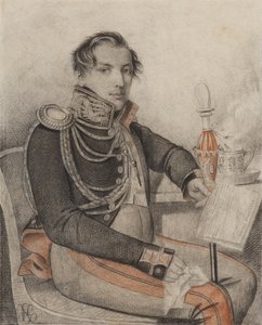 Porträtt av greve Pjotr ​​Petrovitj Konovnitsyn 1803-1830, tidigt 1820-tal.