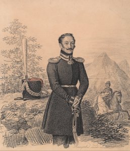 Porträtt av Fjodor Alexandrovich Bekovich-Cherkassky 1791-1833, 1822.