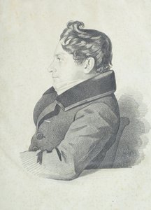 Porträtt av Nikolay Adrianovich Divov 1792-1878, 1830-talet.